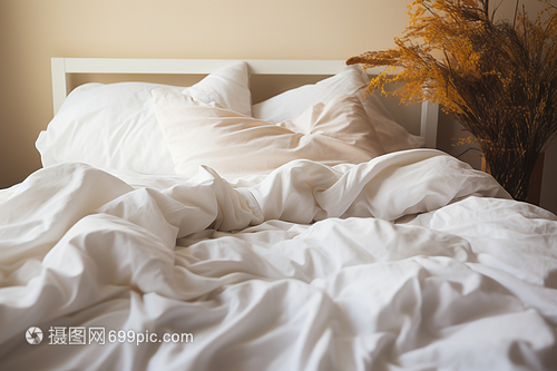 舒适与坚固的交响 白色床品与五金交电的现代家居哲学